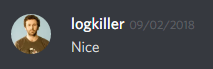 logkiller (237113793056997383): Nice