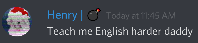 arctichenry: Teach me English harder daddy